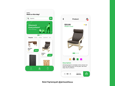 Furniture App app design graphic design mobile app mobile app design mobile ui ui uidesign uiux