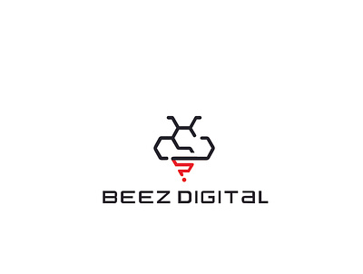 beez digital electronic logo