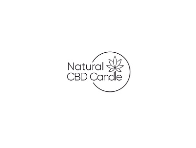 natural cbd candle candle cbd logo