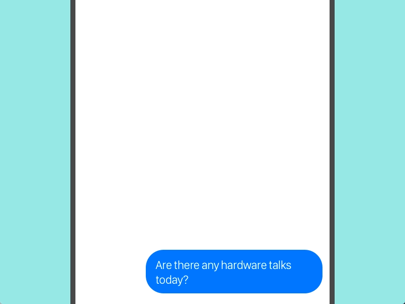 AI Chatbot for Conference conference animation bot messenger chat ai