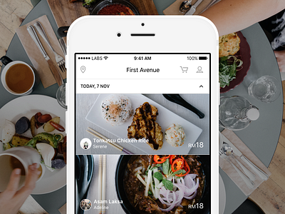 Food Delivery app by Shiva Narrthine for VLT Labs on Dribbble