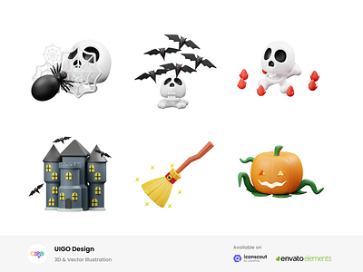 Halloween 3D Illustration