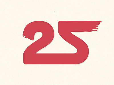 25 - Painterly Touch 25 brand logo paint
