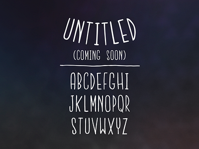 The Untitled Font