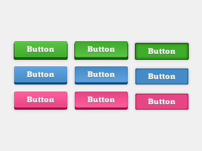 Just some chunky buttons by Kevin Altman on Dribbble