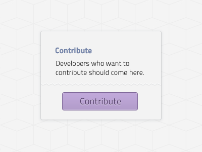 Contribution Box box button contribute panel purple sidebar