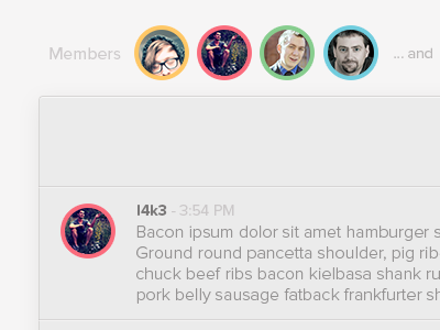 Chat - Members bacon chat l4ke time