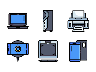 Electronic Devices design electronic devices icon vector