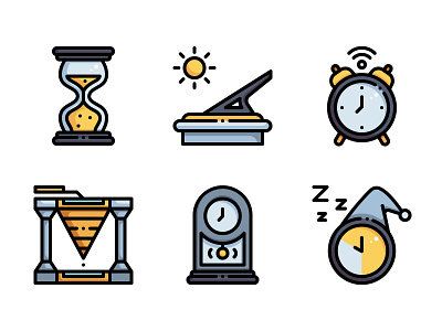 Time clock design icon vector