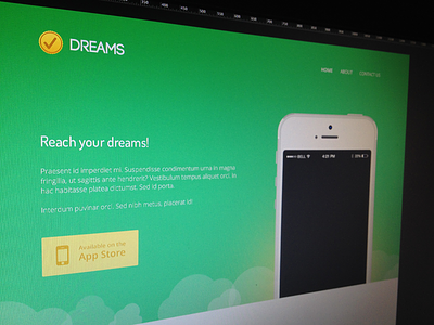 Dreams app design dreams ios ui web