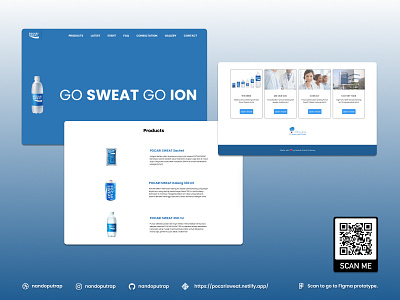 Re-design Website Pocari Sweat