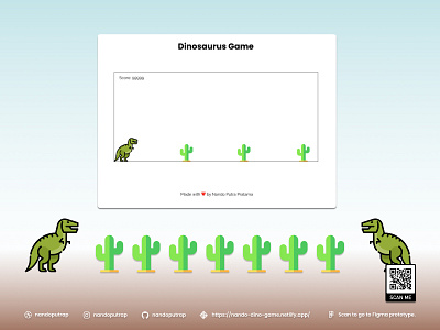 Dinosaurus Game css html javascript