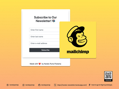 Mailchimp API Newsletter api express javascript mailchimp nodejs