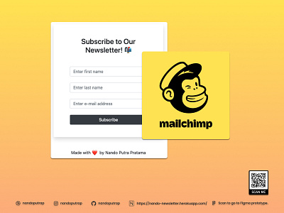 Mailchimp API Newsletter