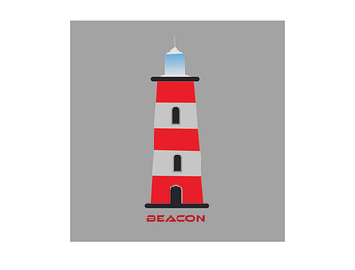 Lighthouse illustrator logo logodesign