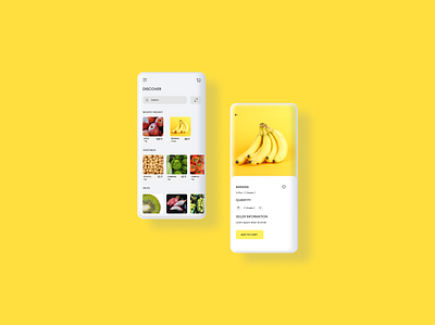 groceries app app branding design flat ui ux