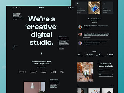 Tronic - Digital Marketing Agency Landing Page Website