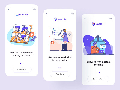 Doctor app onboardin screen andriod app app design design doctor doctor app doctor onboarding doctore ios medical mobile app onboarding online online doctor ui ui ux ui design ux