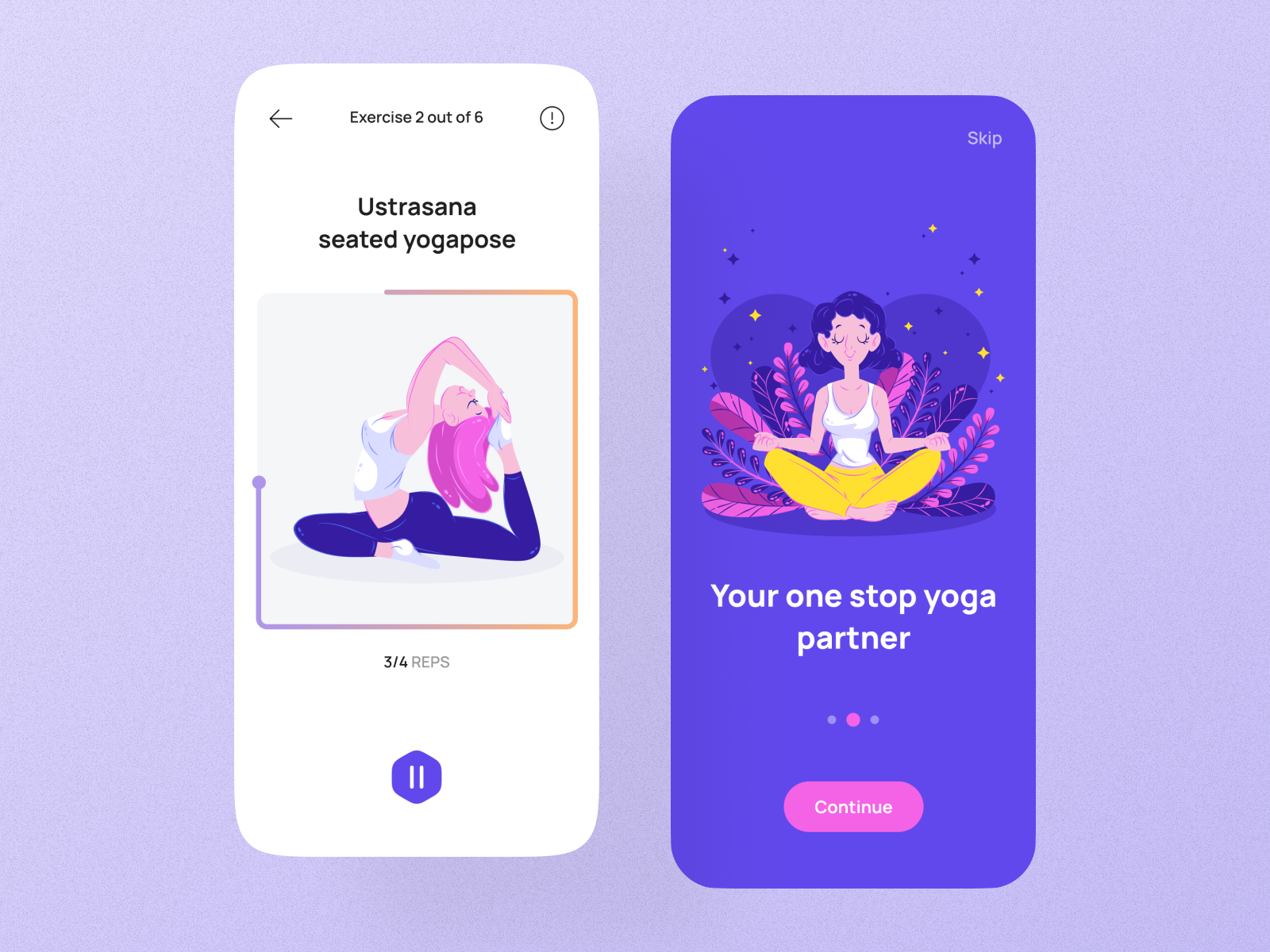 Yoga Fitness App UI/UX Design by ashiouzzaman.ux on Dribbble