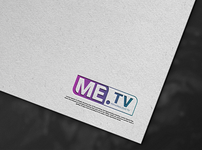 logo for tv branding design flat icon illustration logo minimal