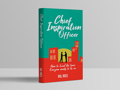 CHIEF INSPIRATION OFFICER book cover branding flat icon illustration illustrator logo minimal ui vector