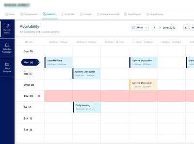 User availability - wide
