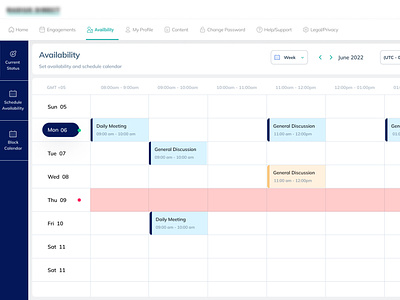 User availability - wide