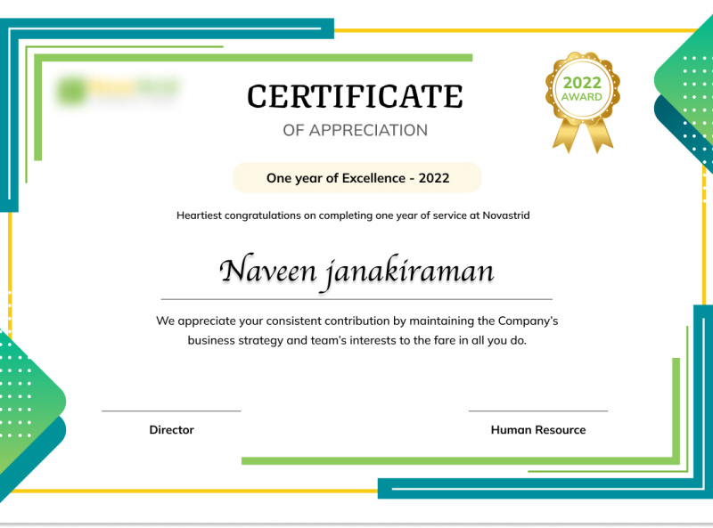 Certificate Design by Naveen on Dribbble