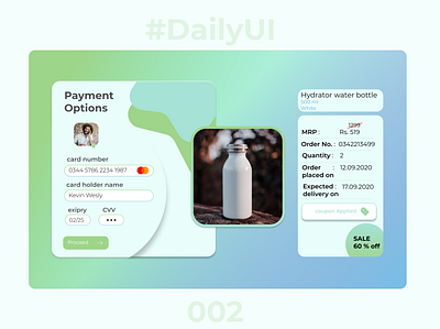 Credit Card Checkout Page #DailyUI:002 dailyui ui ux