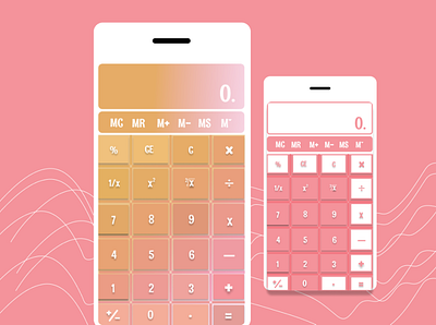 Calculator #Daily UI : 004 dailyui ui ux