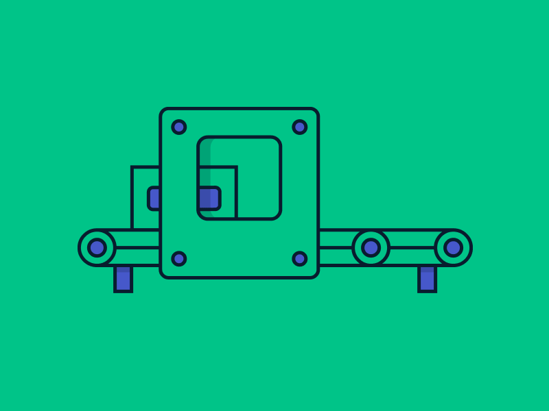 Transmogrifer Icon Animation web svg signal radio motion loop illustration icon gif css animation 2d