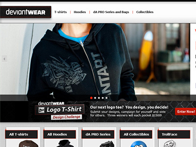 deviantWEAR redesign