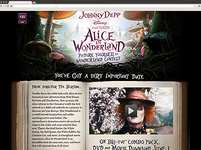 Alice in Wonderland Contest alice tim burton