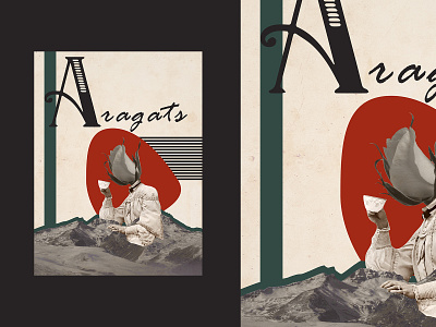 Poster "Aragats" adobe illustrator adobe photoshop aragats design graphicdesign illustration poster poster design typogaphy