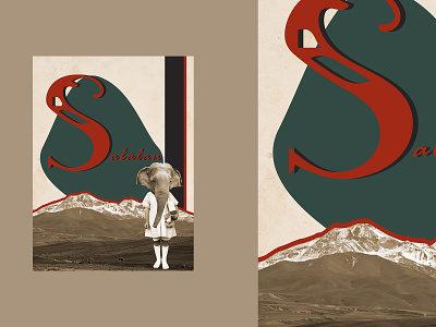 Poster "Sabalan" adobe illustrator adobe photoshop design graphicdesign mountains poster typography