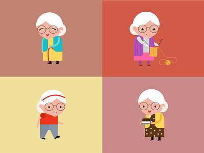 Flat Character Illustrations