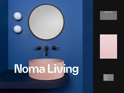 Noma Living 36daysoftype brand colorplan design font interior logo minimal type typography wordmark