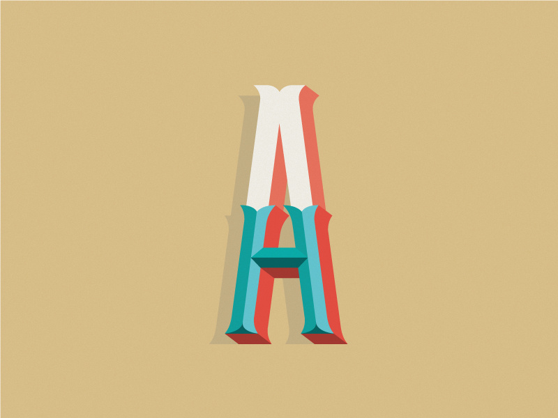 A by Paul Mullen on Dribbble