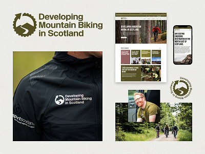 The Voice for Scottish Mountain Biking branding graphic design scotland