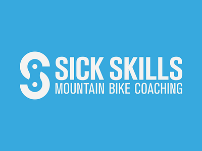 Sick Skills bike coaching cog logo mountain bike mountainbike mtb s skill