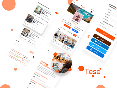 Tese Mobile app design design app mobile app tese ui ui design uiux design