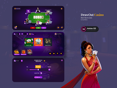 Casino - Spade, Domino, and Poker app app design ui ui design