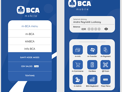 BCA Mobile Banking Exploration bca exploration mobile apps redesign ui