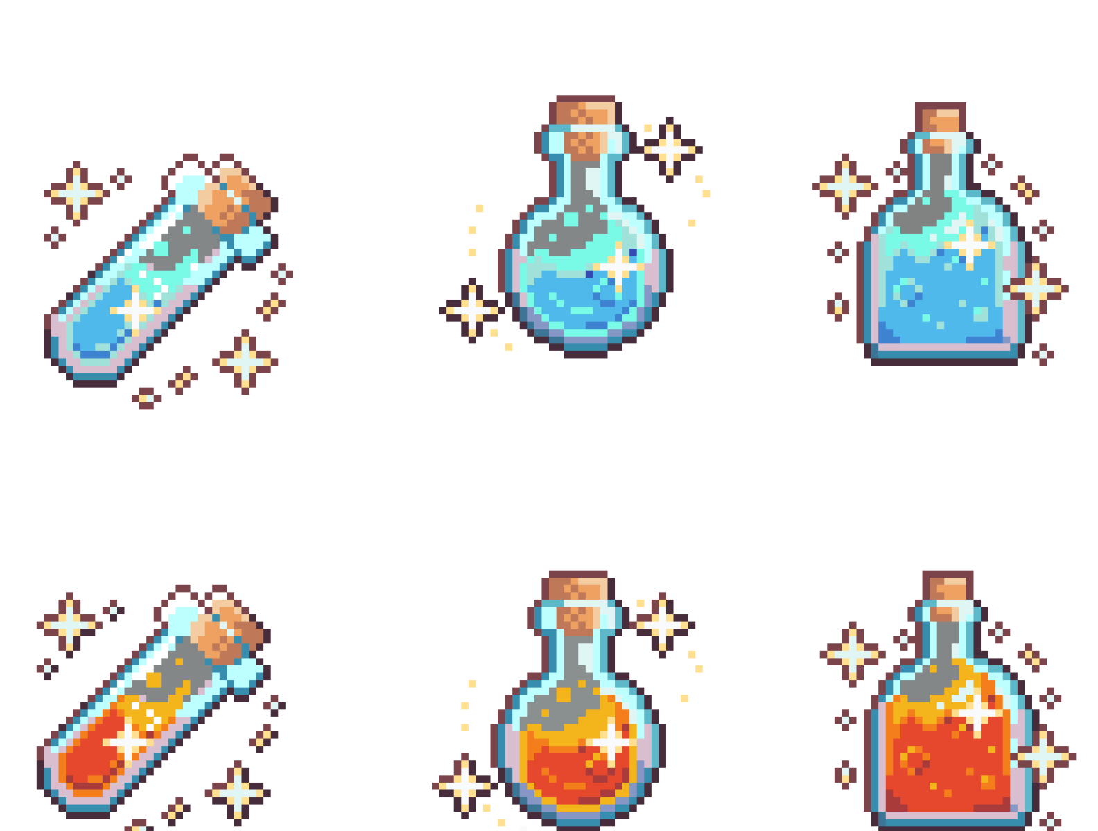 Game Potions by Edjie Arts on Dribbble