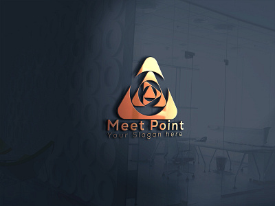 meet point Logo design banner ads banner design businesscard company logo cover photo design design graphicdesign illustration illustrator logo logo design logo designer logo mark logodesign logos minimal minimal app minimalist unique logo unique logo design