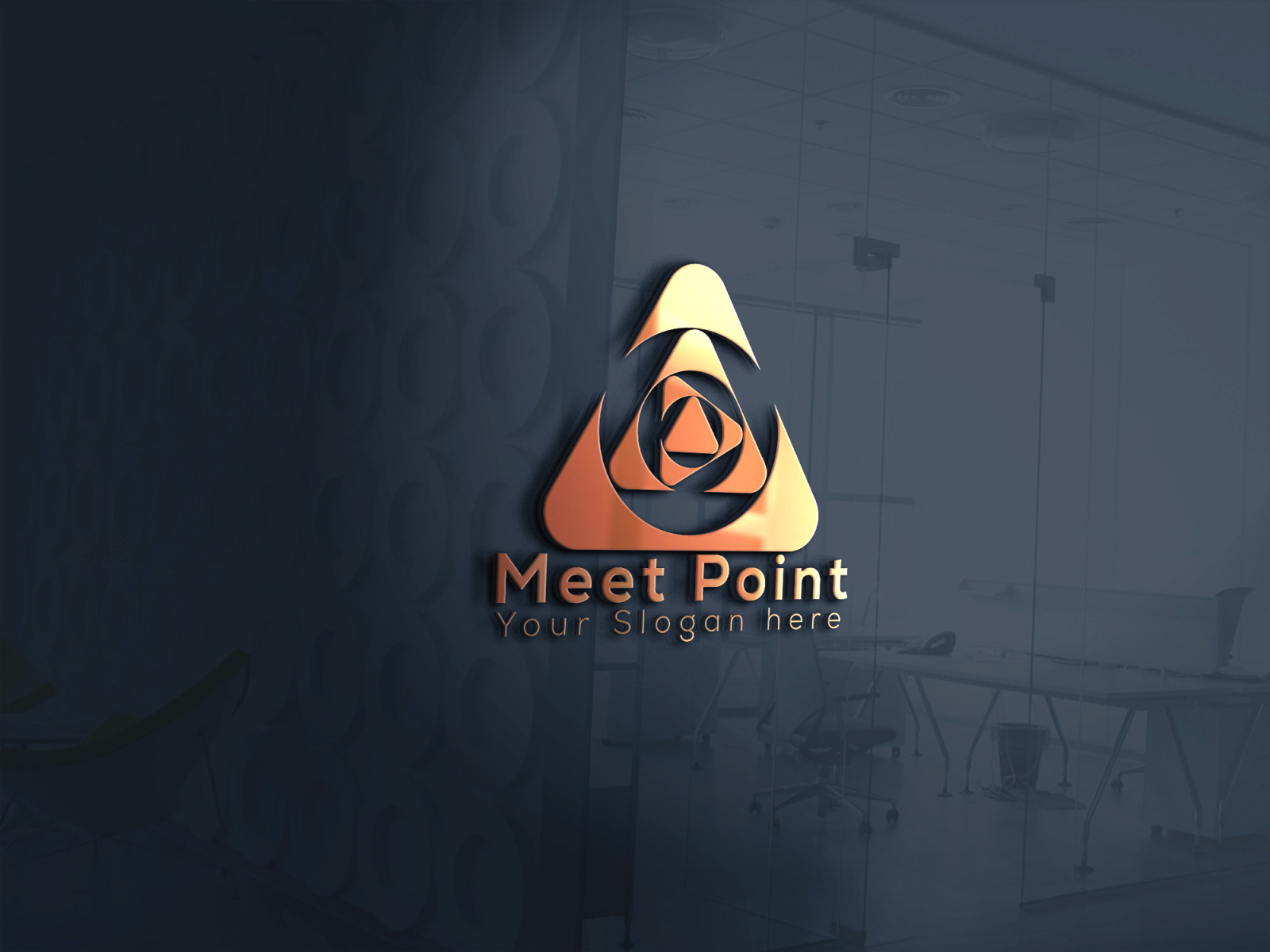 meet point Logo design by Shantano Debnath on Dribbble