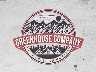 Greenhouse Logo branding design handdrawn illustration logo minimal tshirtdesign vector vintage woodengrafis