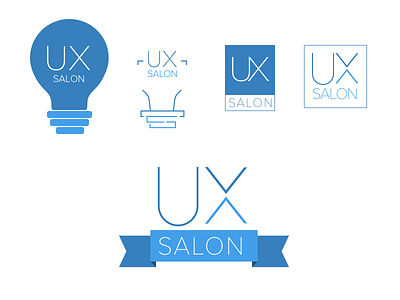 UX Salon Logo Sheet logo salon ux