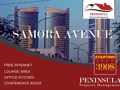 Samora Avenue branding design illustration