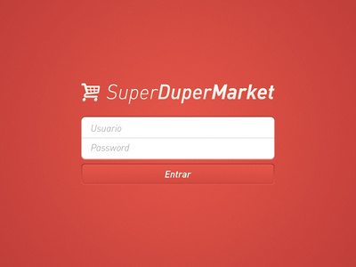 SuperDuperMarket Login